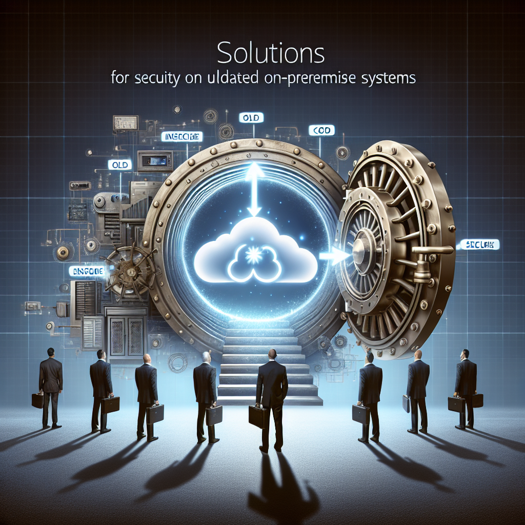Lösungen für Sicherheitslücken bei veralteten On-Premise-Systemen