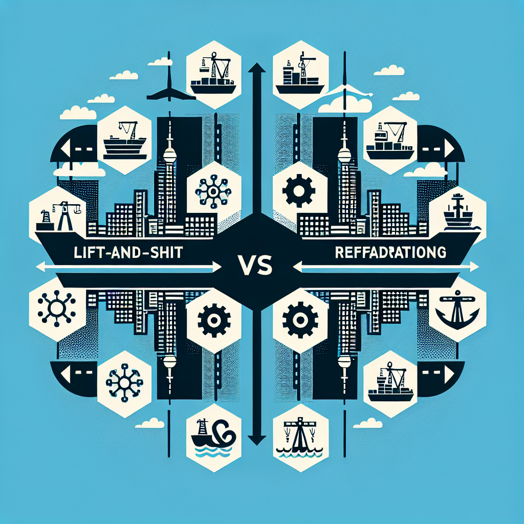Vergleich verschiedener Modernisierungsansätze (Lift-and-Shift vs. Refactoring) für Hamburger Unternehmen